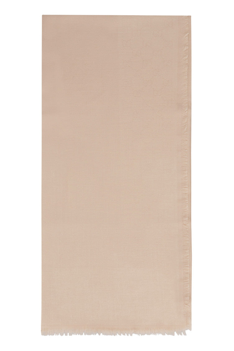Pink GG Logo Scarf 1