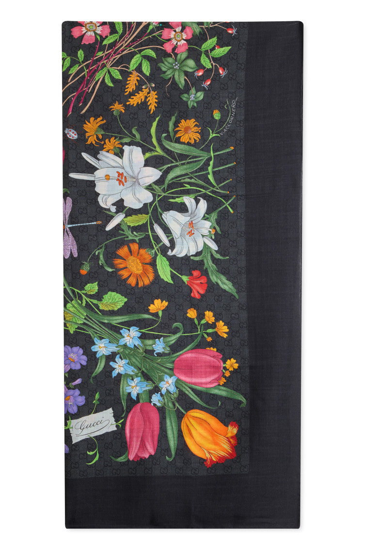 Multicolor Floral Scarf 1