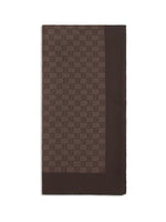 Brown GG Logo Scarf 1
