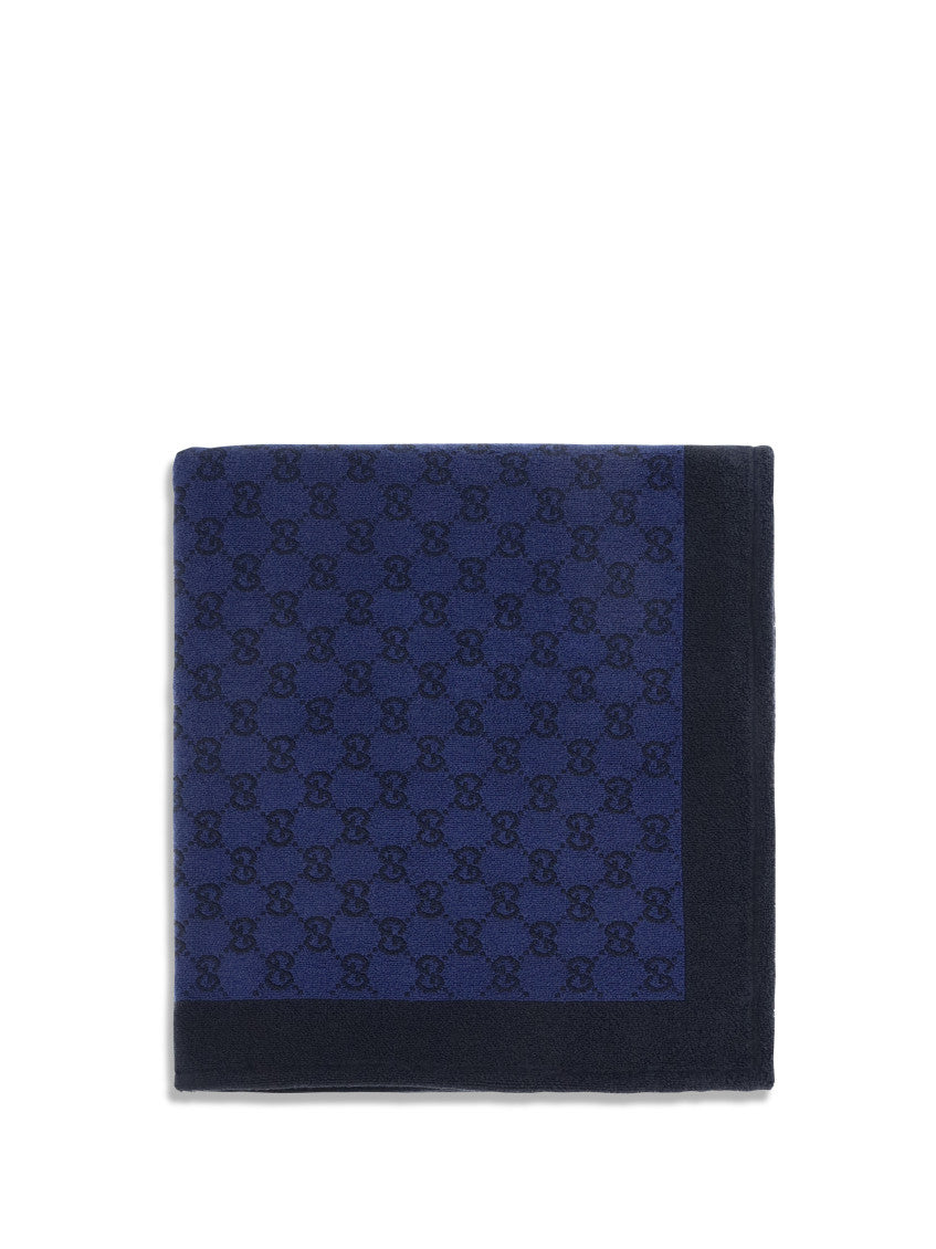 Blue GG Logo Scarf 1