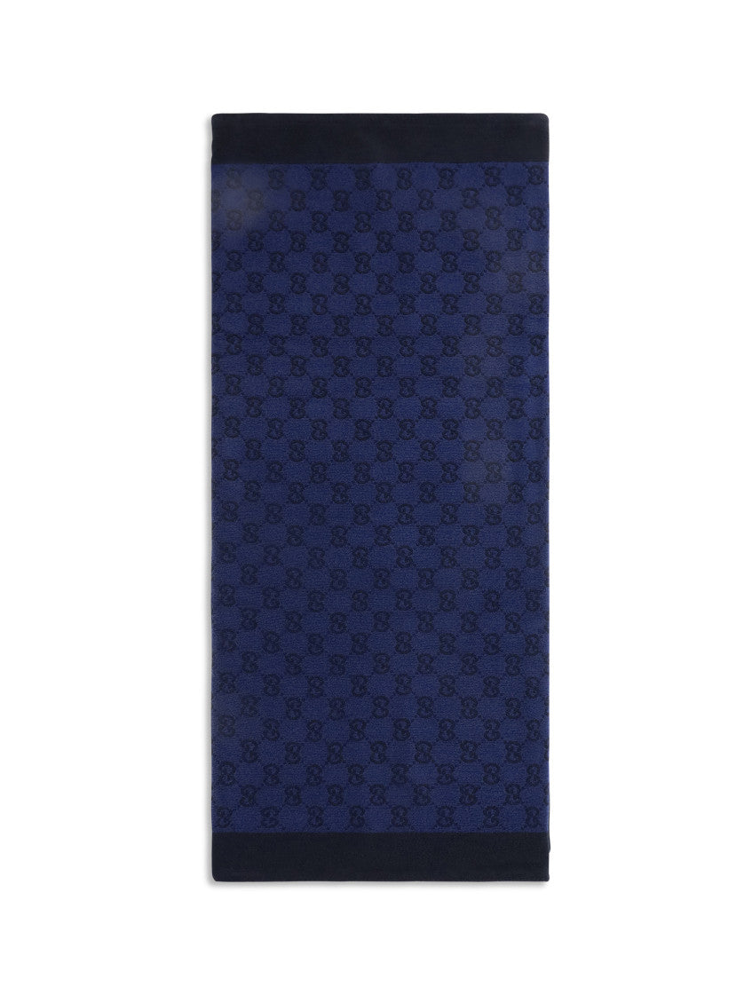 Blue GG Logo Scarf 2