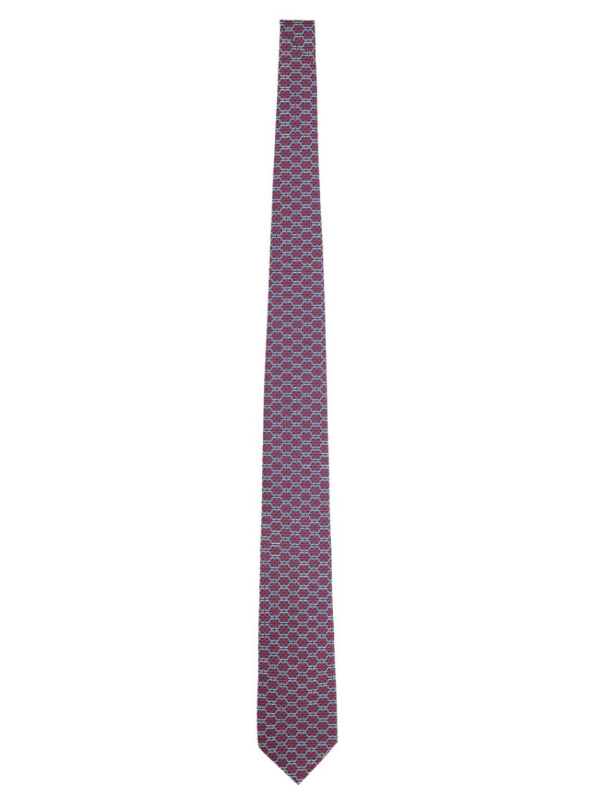 Multicolor Logo Printed Tie 1