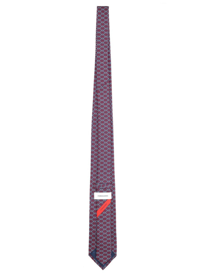 Multicolor Logo Printed Tie 2