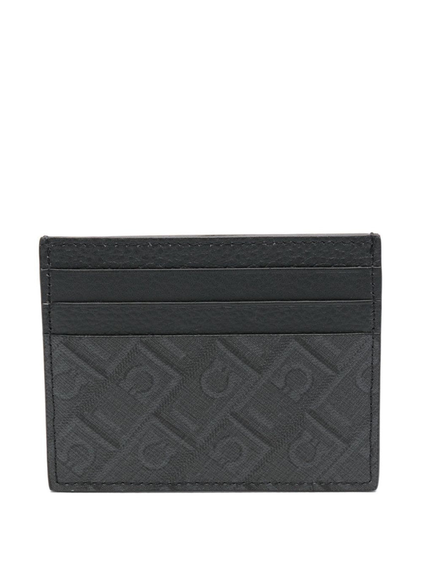 Black Logo Card Holder 1