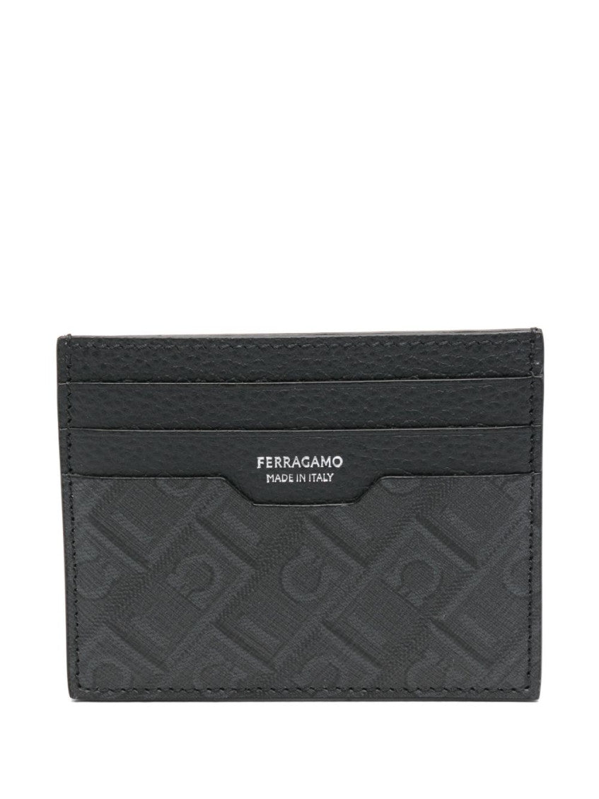 Black Logo Card Holder 3