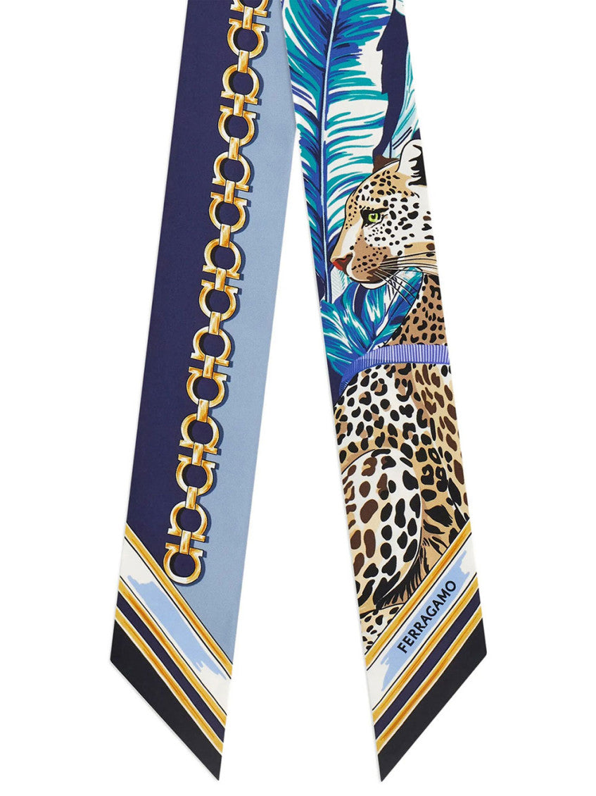 Multicolor Printed Bandana Scarf 1