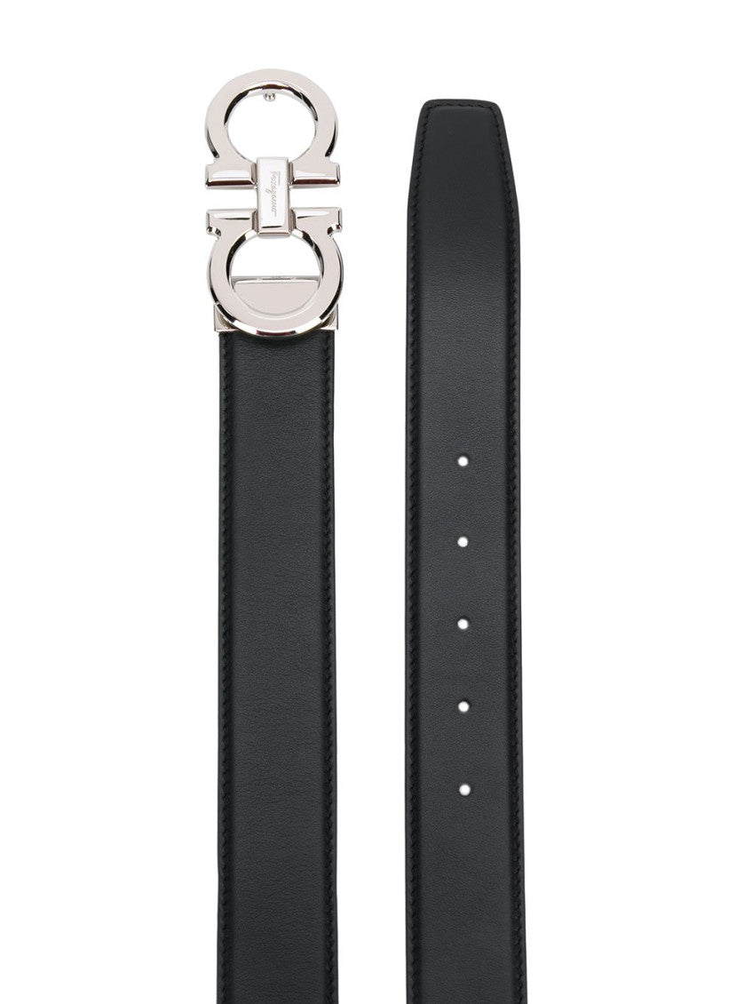 Black Reversible  Belt 2