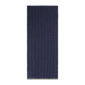 Navy Blue Ribbed Scarf 1