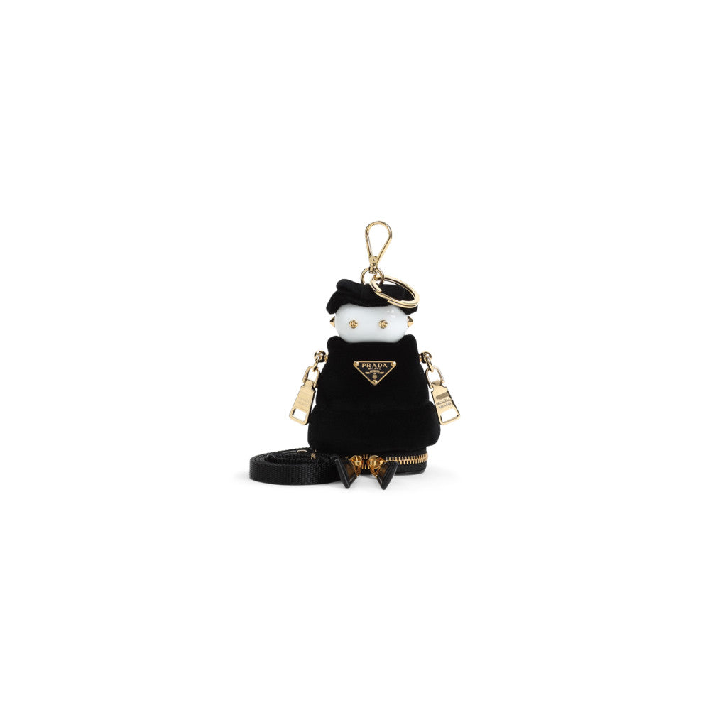 Black Soft Robot Charm Key Holder 1