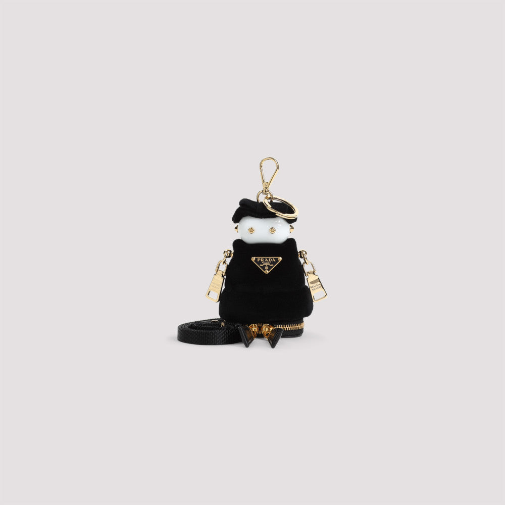 Black Soft Robot Charm Key Holder 3