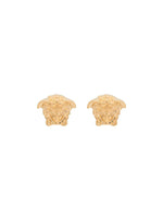 Golden Medusa Stud Earrings 1