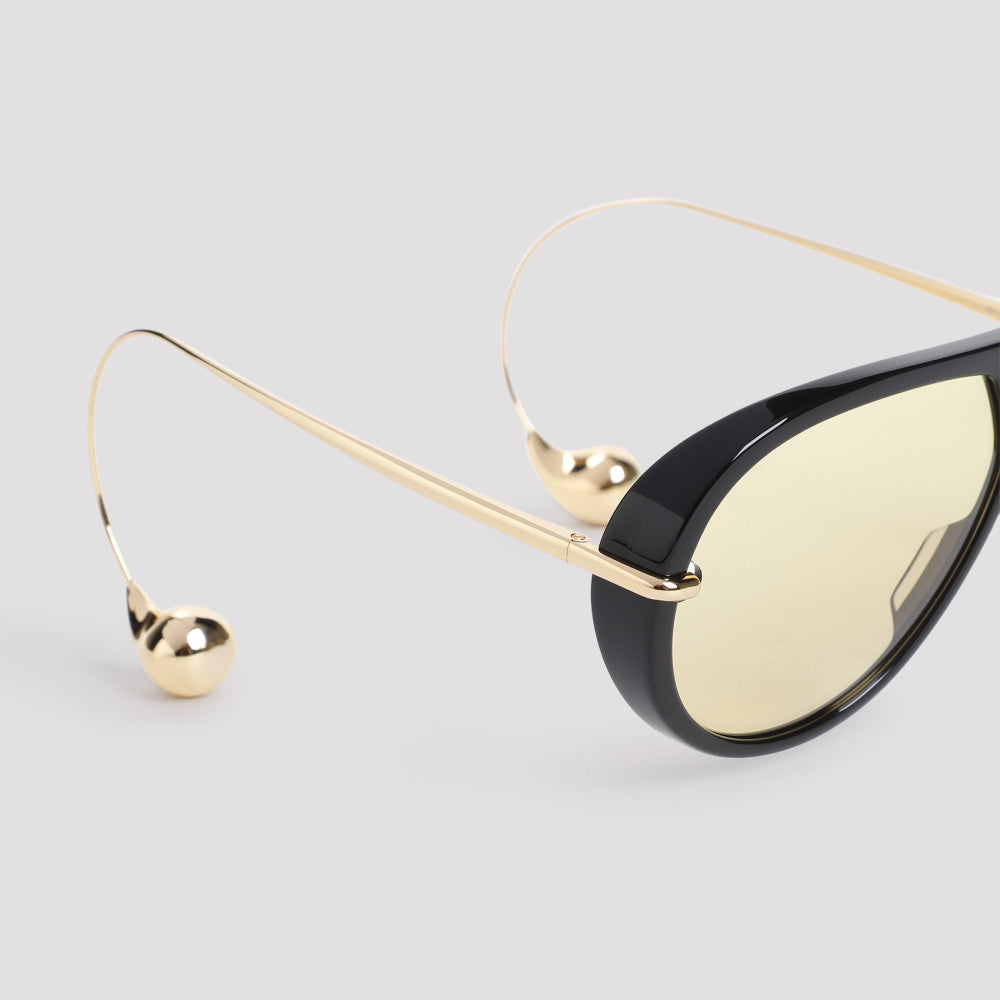 Black Golden Classic Aviator Sunglasses 5