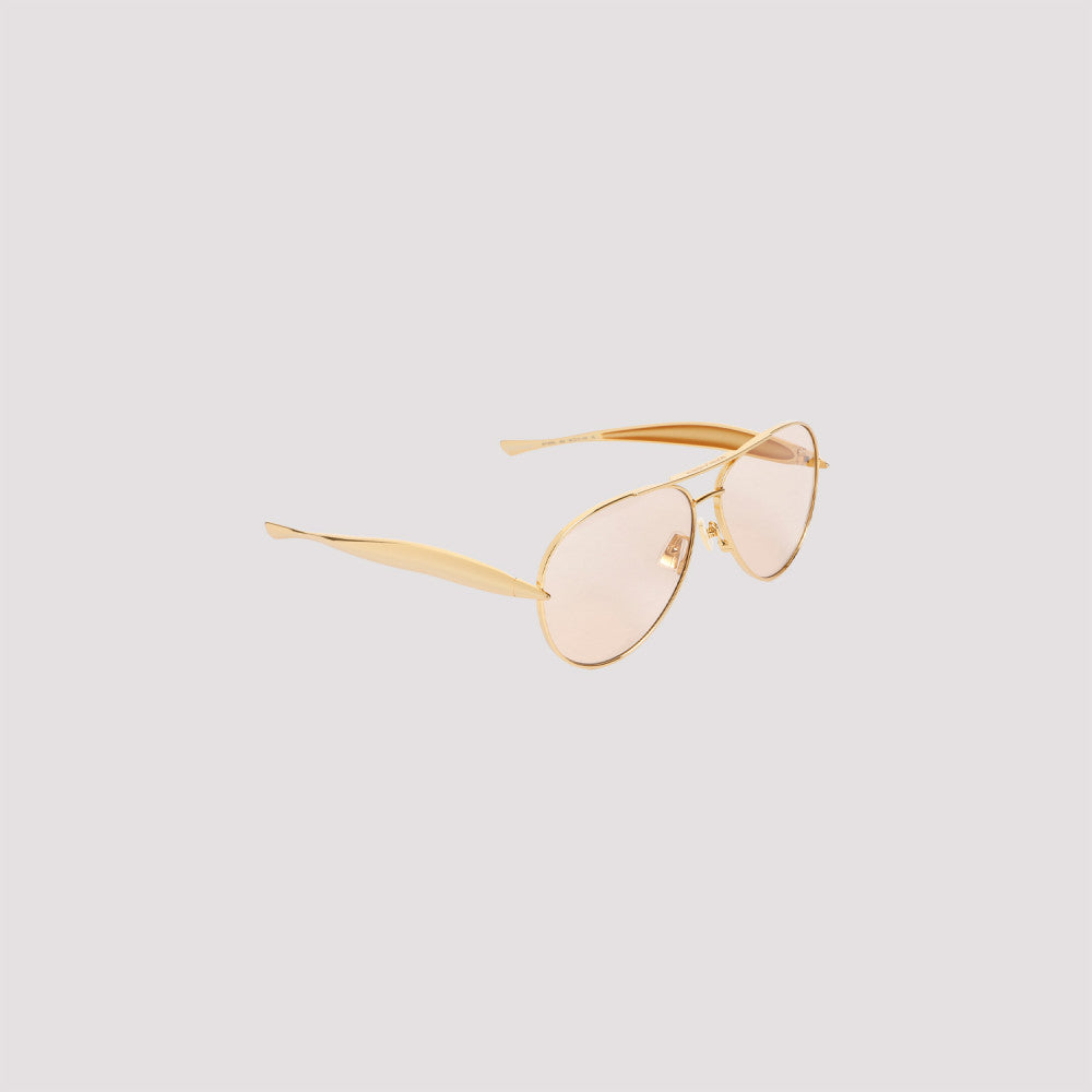 Golden Brown Aviator Sunglasses 2