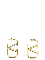 Gold VLogo Signature Earrings 1
