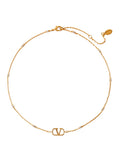Golden VLogo Necklace 1