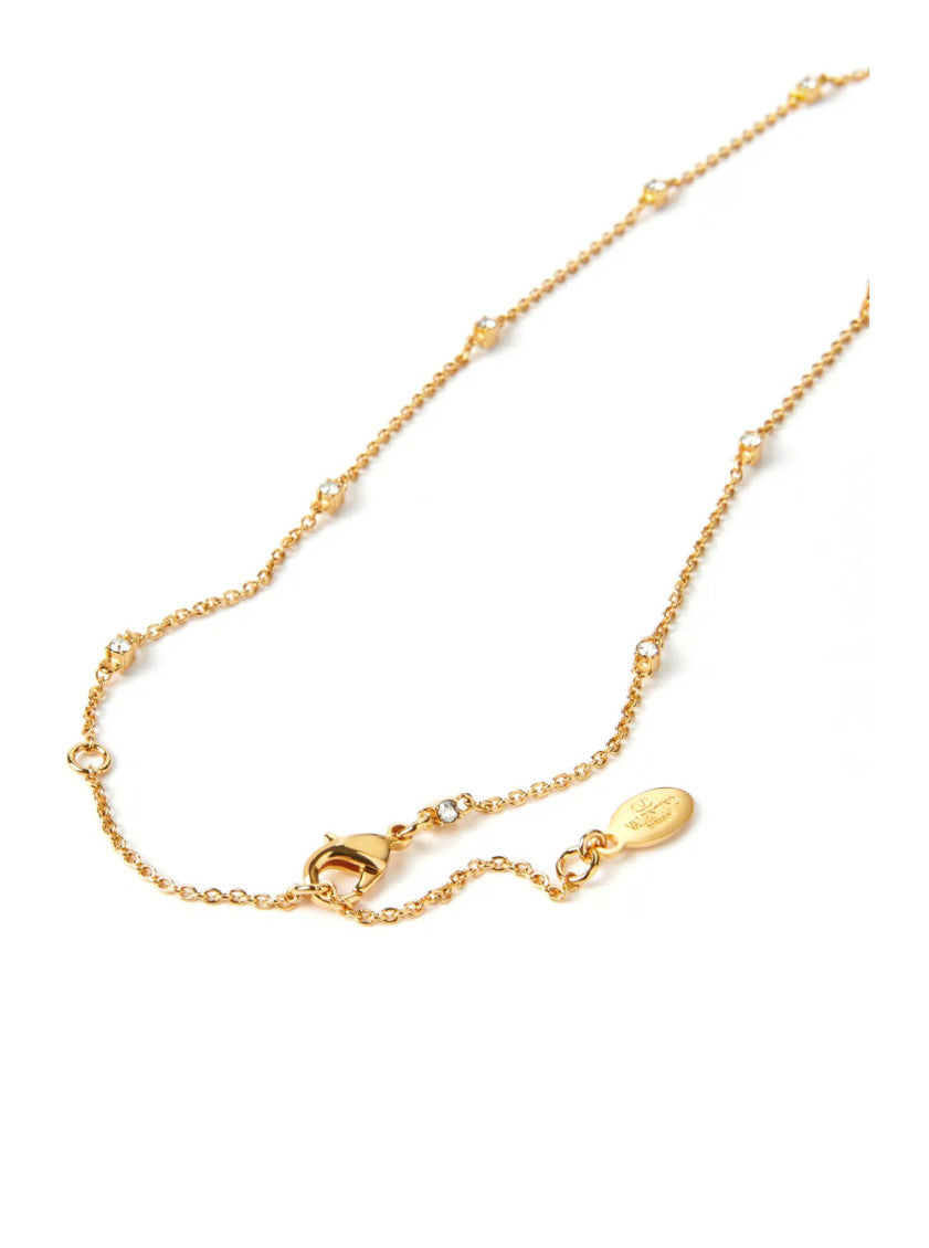 Golden VLogo Necklace 2