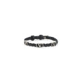 Black Signature Leather Bracelet 1