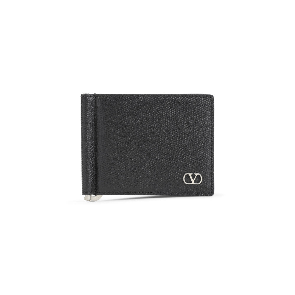 Black Textured Wallet 1