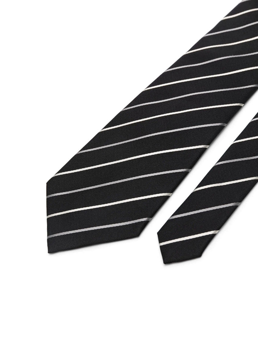 Black Striped Tie 2