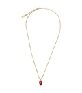Golden Strawberry Pendant Necklace 1
