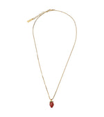 Golden Strawberry Pendant Necklace 1