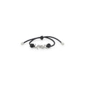 Black Monogram Cord Bracelet 1