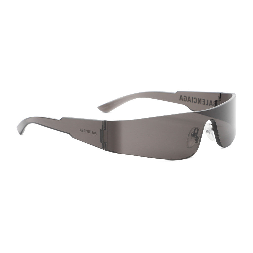 Black Mono Rectangle Sunglasses 1