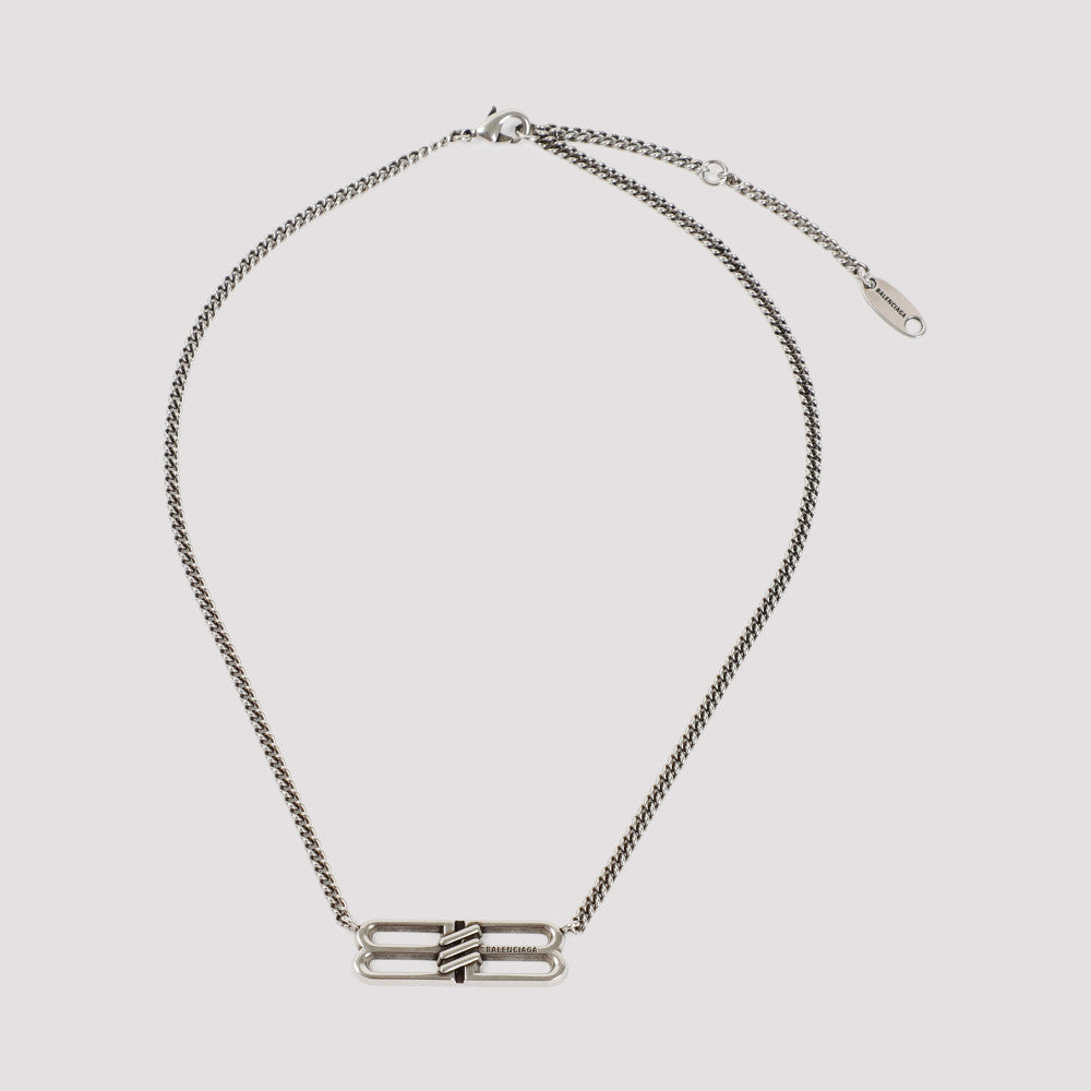 Silver BB Icon Necklace 2