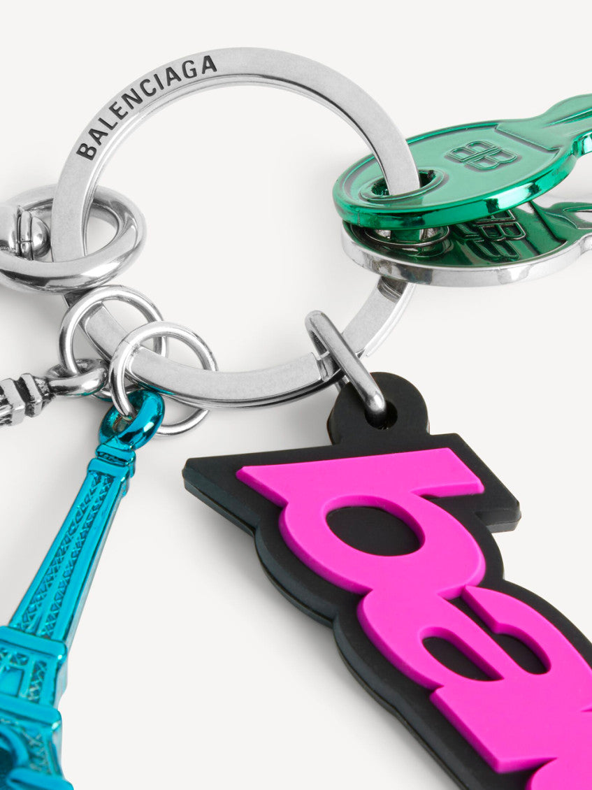 Multicolor Biker Logo Charm 2