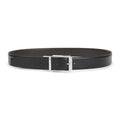 Black Logo Buckle Solid Belt 1