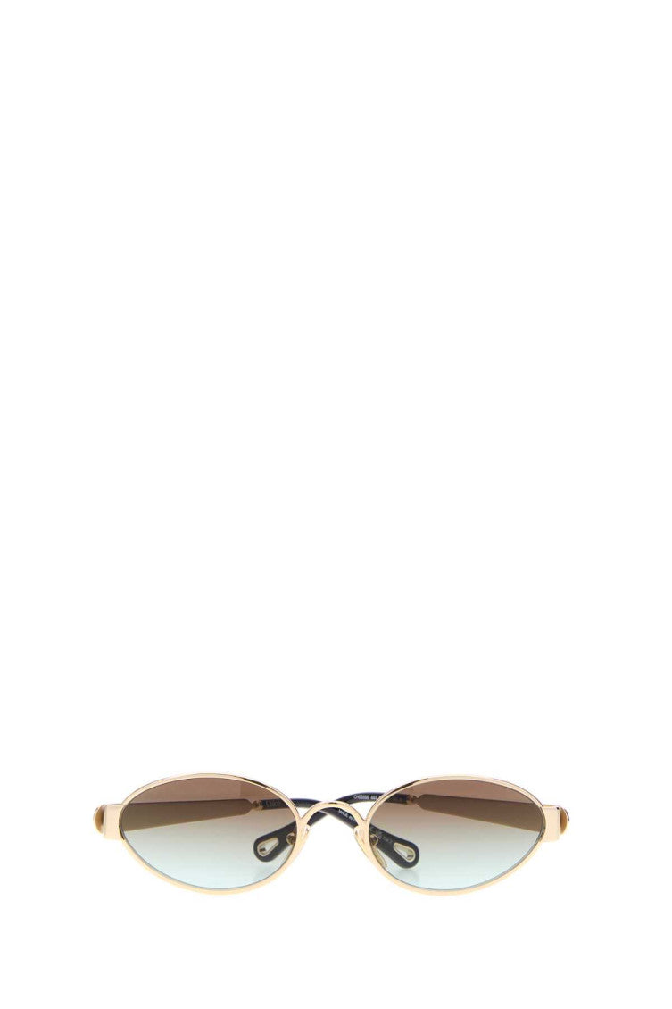 Golden Oval Sunglasses 2