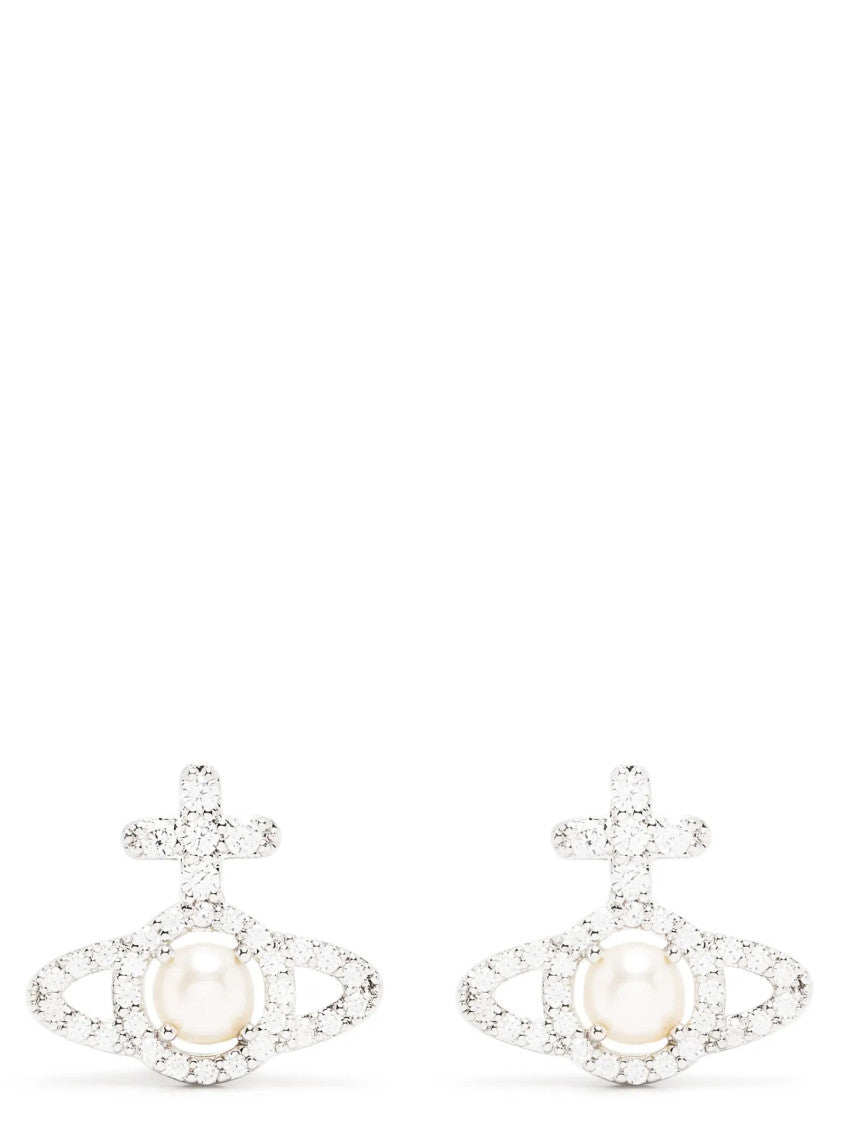 Silver Olympia Drop Earrings 1