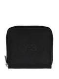 Black Logo Zip Around Wallet 1