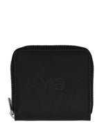 Black Logo Zip Around Wallet 1
