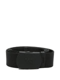 Black Logo Buckle Belt 1