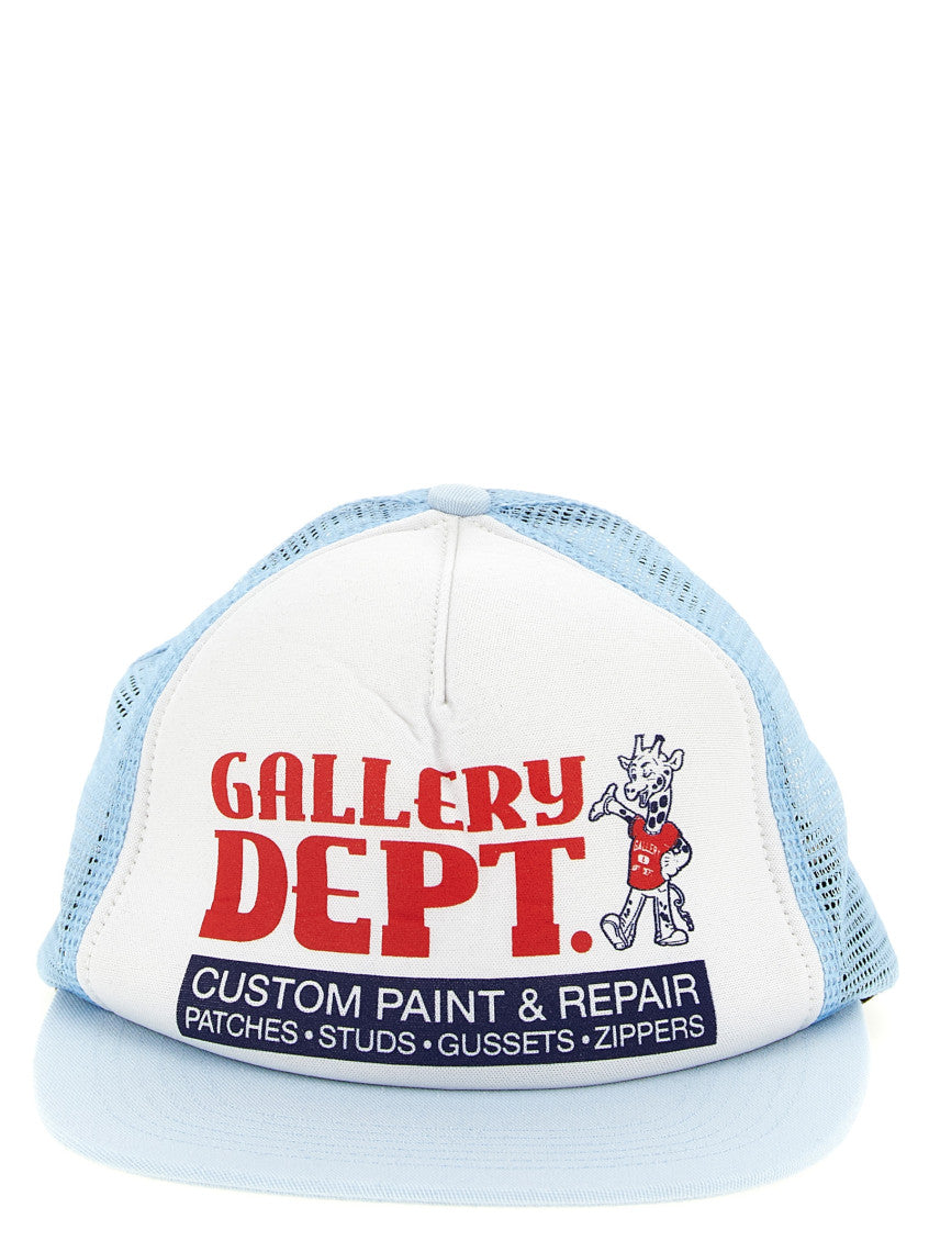 Light Blue Graphic Baseball Cap 1