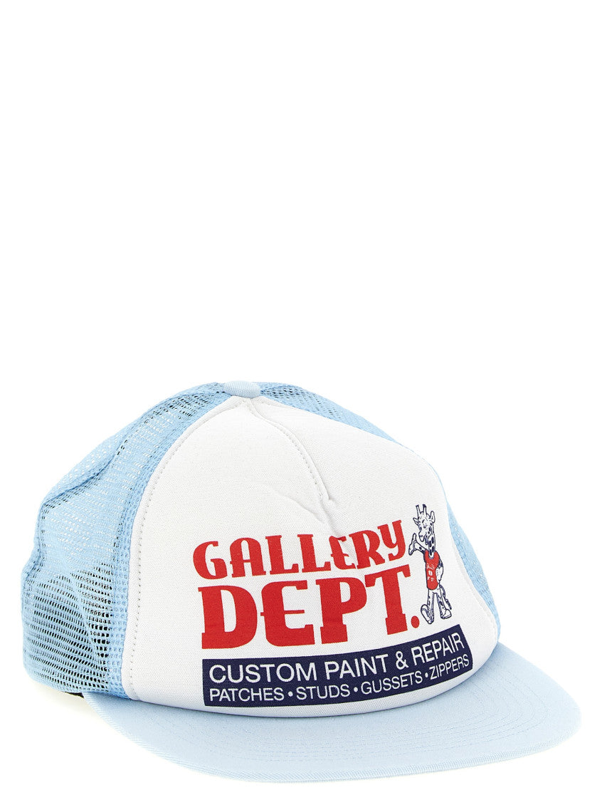 Light Blue Graphic Baseball Cap 2