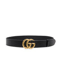 Black Logo Buckle Belt 1