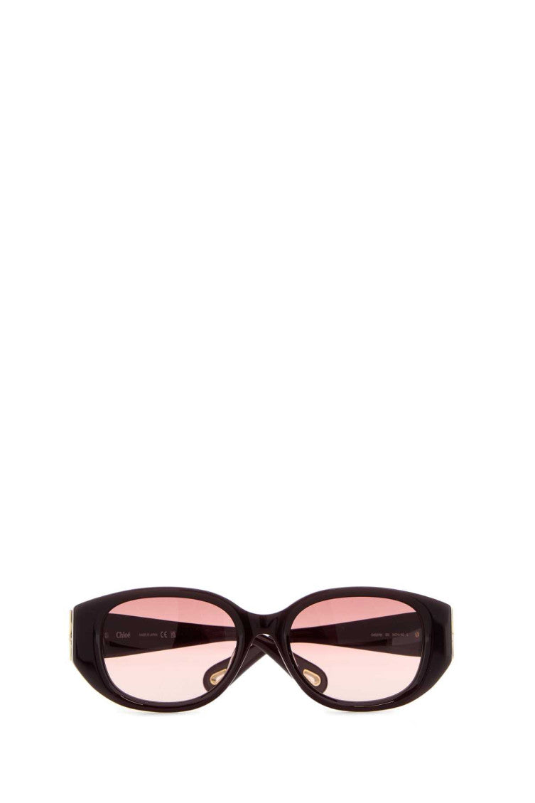 Burgundy Logo Sunglasses 2