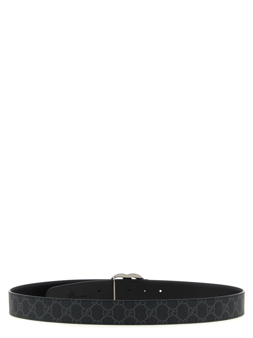 Black GG Marmont Reversible Belt 3