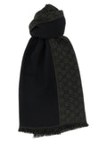Black Grey Logo Scarf 1