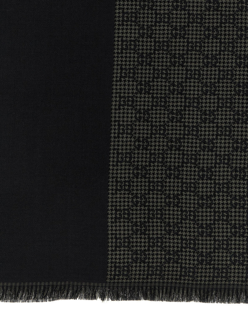 Black Grey Logo Scarf 2