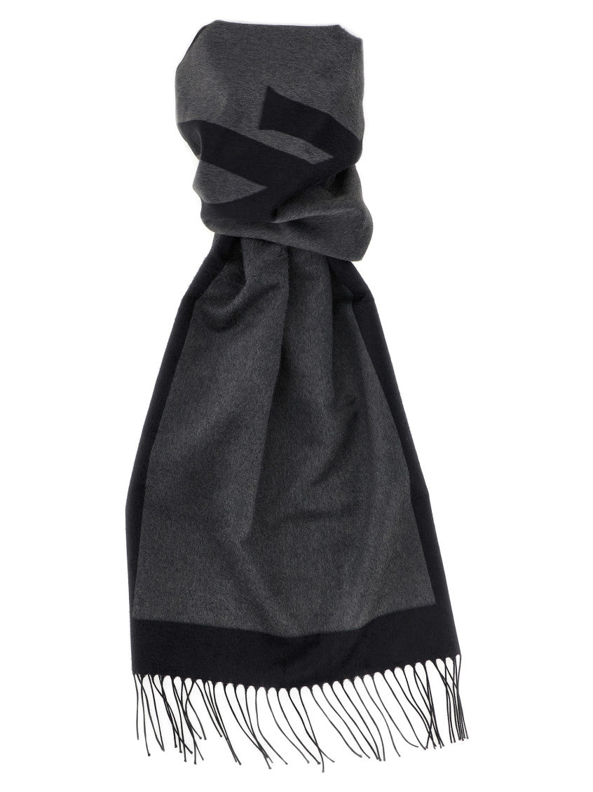 Dark Grey Logo Scarf 1