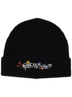 Black Logo Beanie Hat 1