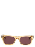 Beige Rectangular Sunglasses 1