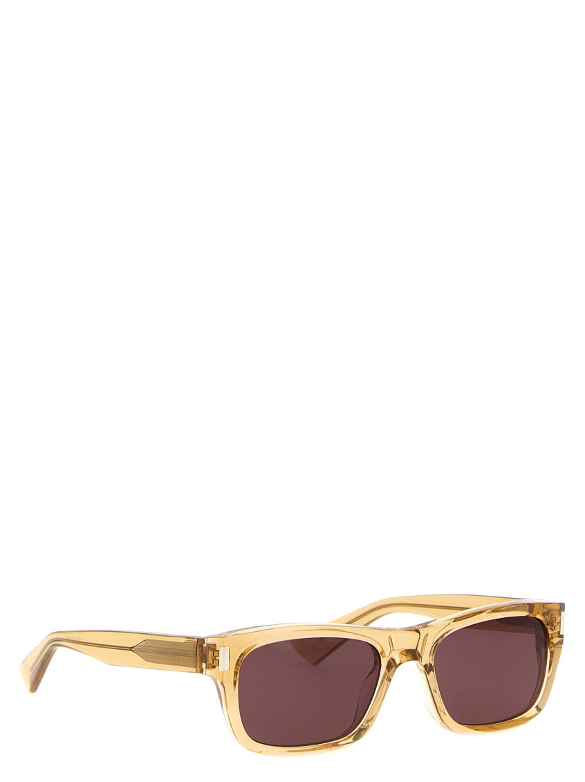 Beige Rectangular Sunglasses 2