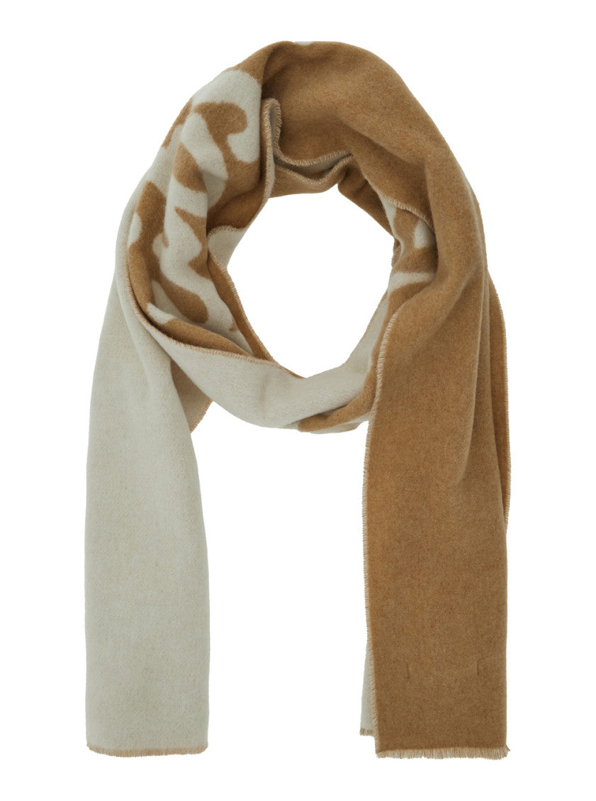 Beige Logo Scarf 2