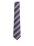 Navy Blue Striped Tie 1