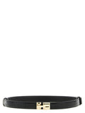 Black Buckle Textured Belt 1