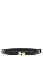 Black Buckle Textured Belt 1